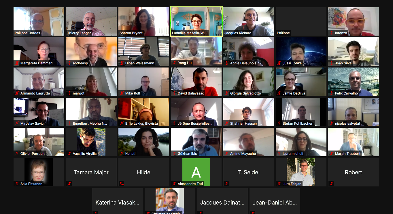 24-months progress of the project online meeting