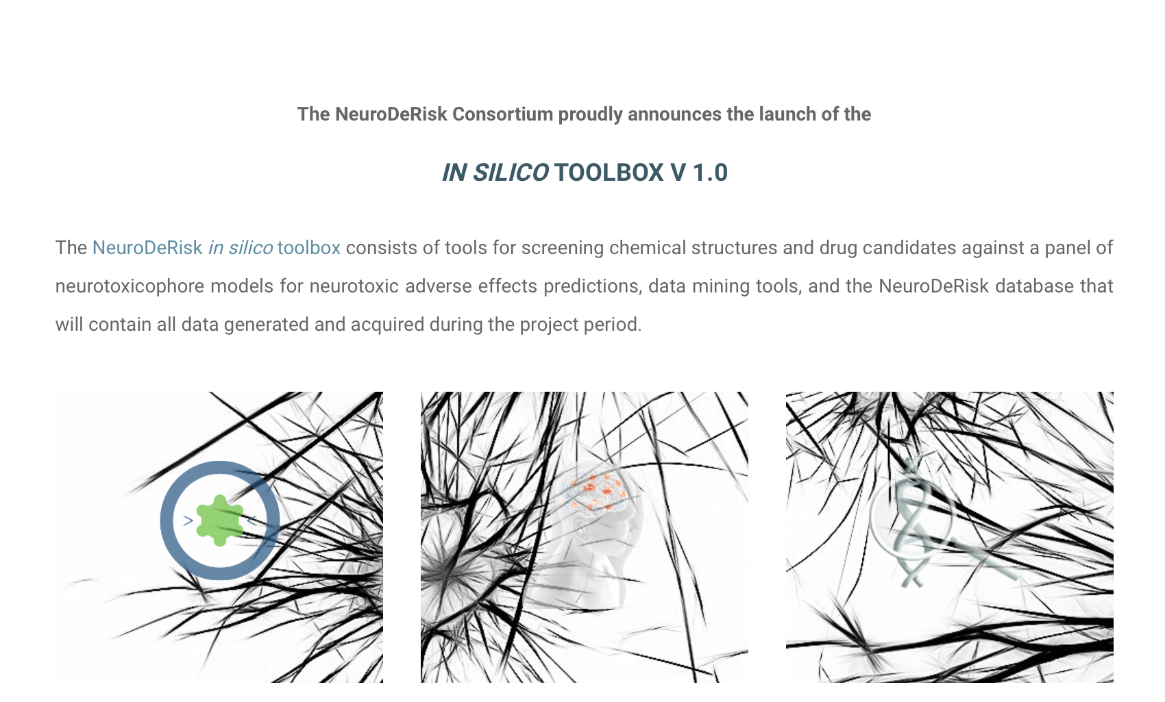 NeuroDeRisk in silico Toolbox Released Today